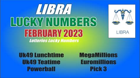 Lucky libra numbers for today. Astrological Forecast for Libra - Finance and Career - Sunday, October 01, 2023 - Horoscope for a Month Today, Libra, you may find yourself daydreaming about escaping the responsibilities of your current financial and career situation. The allure of running off to a peaceful monastery or a remote tropical island may be strong. 