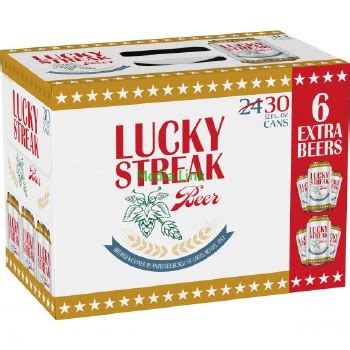 Lucky streak beer. This beer is brewed with 100% organic Metcalf and Harrington barley malts harvested from small, family-owned organic farms and 100% organic Palisade, Tradition and Hallertau hops. ... Lucky Streak. International Pale Lager 4.2% ABV. Anheuser-Busch, Inc. St. Louis, MO. Michelob Golden Draft. American Lager 4.7% ABV. 