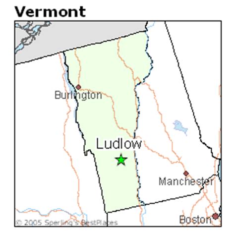 Ludlow (Vermont) Map