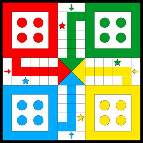 Ludo Game Board Printable