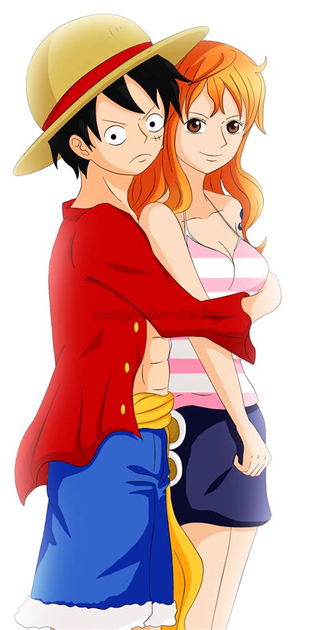 Luffy and nami. It turns out Oda's wife is a real-life version of Nami, one of his most popular characters. In One Piece, Nami is the navigator of the Straw Hat Pirates. When she meets Luffy early in the series, she becomes the third member of the crew, insisting it will only be a temporary partnership. Initially, she comes across as stingy and manipulative ... 