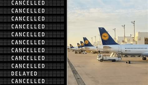 Lufthansa Flights Cancelled