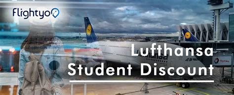 Lufthansa student discount. Grab 10% Discount Offer On Lufthansa Student Discount. Why pay full price when you can get it for a discounted price of up to 10%. Go through this link and use this Lufthansa Student Discount to claim 10% off. SHOW DEAL. 10% OFF. 