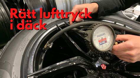 Lufttryck i däck