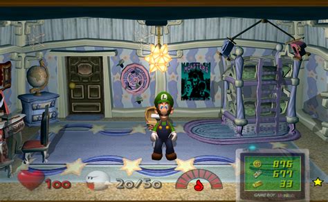 Foyer (. Luigi's Mansion. ) The Foyer (referred to as the Entrance in a pre-release version) [1] is a location in Luigi's Mansion. It is the first room of Area One to be explored, the first room overall to be explored, and always the first room to be explored during a new visit, including Luigi 's first visit.. 