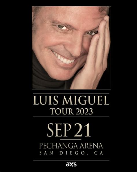 Luis Miguel coming to San Diego on 2023 world tour