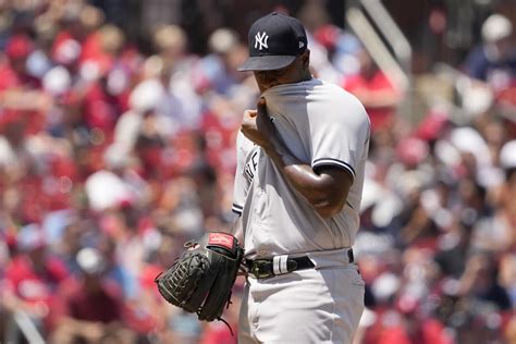 Luis Severino shelled by Cardinals as Yankees drop first game of doubleheader