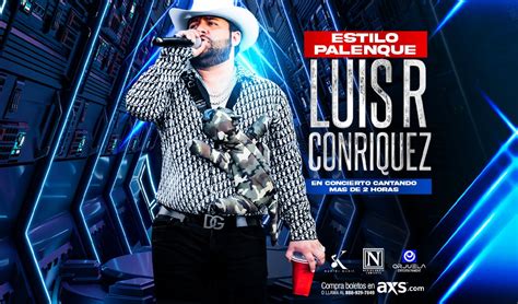 Luis R. Conriquez. Since, Conriquez has become a chart-topping corridos singer-songwriter earning a spot on Billboard ‘s 2021 year-end Top Latin Artists chart, coming in at No. 40, thanks to his .... 