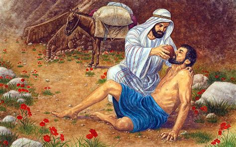 Luke 10:25-37 NRSVUE - The Parable of the Good Samaritan - An