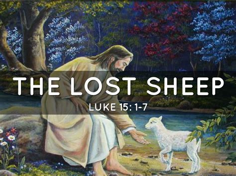 Luke 15:1-7 NIV - The Parable of the Lost Sheep