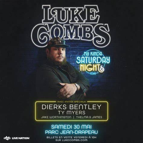 Luke Combs Parc Jean Drapeau