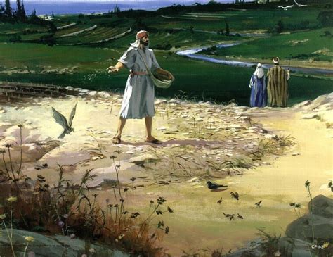 The Parable of the Sower. 8 After this, Jesus traveled about from one town and village to another, proclaiming the good news of the kingdom of God. The Twelve were with him, 2 and also some women who had been cured of evil spirits and diseases: Mary (called Magdalene) from whom seven demons had come out; 3 Joanna the wife of Chuza, the manager ....