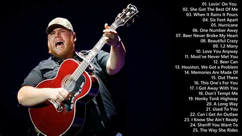 Songs ordered per Luke Combs' latest setlist for his 2023 world tour (including original videos of artists who he covers mid-show). Play all. 1. Luke Combs - Lovin' On You …. 
