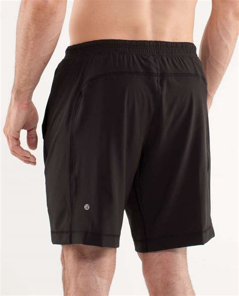 Lulu mens shorts. At Ease Short 7". Sold Out Final Sale. $59 USD $78 USD. Colour Heathered Melody Light Grey/Black. Sold out online. 
