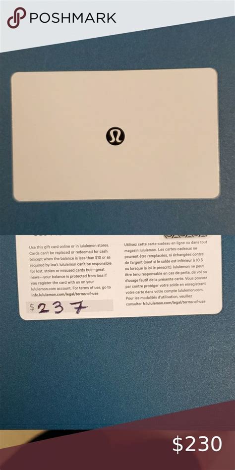 Lululemon Gift Card Code Scratched Offline