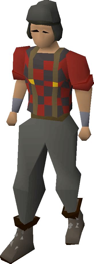 The Lumberjack outfit consists of four pieces: Lumberjack hat (+0.4%), Lumberjack top (+0.8%), Lumberjack legs (+0.6%), and Lumberjack boots (+0.2%). How to Get Them You can only get the pieces from Undead lumberjack as a 25% drop (for one piece) while playing the Temple Trekking and Burg de Rott Ramble (completion of Darkness of Hallowvale quest).. 