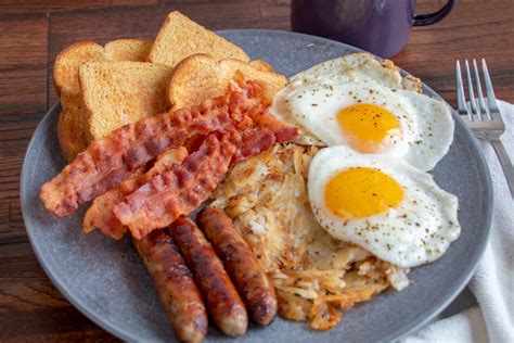 Lumberjack breakfast. This is a great and filling breakfast that my husband loves to make. It’s a great breakfast to make on the weekend as it does take some time for the potato... 