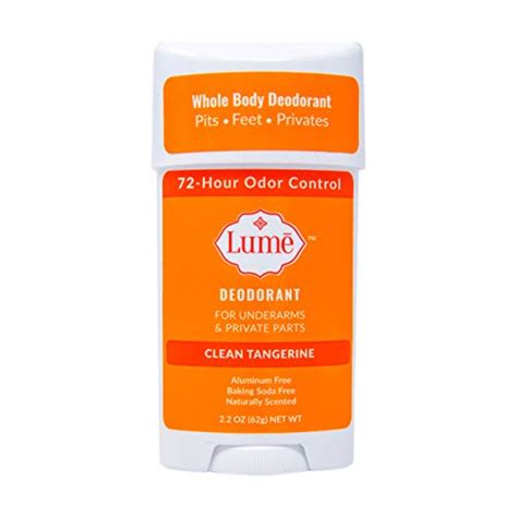 Lume woman. 72. Hours. Our deodorant is also clinically proven to: Exfoliate, visually even skin tone, and reduce the appearance of hyperpigmentation. Brighten skin and reduce skin redness. * Clinical testing conducted by Princeton Consumer Research. Try Lume. Free U.S. Shipping over $25. 