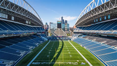 Lumen field photos. The Official store of the Seattle Seahawks and Seattle Sounders FC. Located in Lumen Field off Occidental Ave S. Store Hours: Monday - Saturday: 10 a.m. – 5 p.m. Sunday: 12 p.m. – 5 p.m. Phone: (206) 682-2900 ‍. Free parking is available in the Lumen Field Parking Garage if you let the attendant know you are shopping. 
