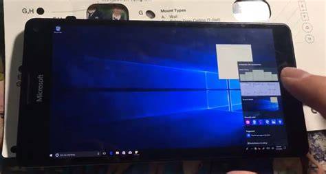 Lumia 950 linux.  Currently it is able to boot Windows 10 ARM64 as well as...