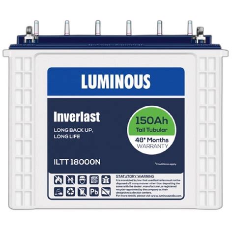 Luminous ILTT18000N Inverter Battery