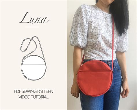 Luna Circle Purse Tutorial With Sewing Pattern - Fashion Wanderer