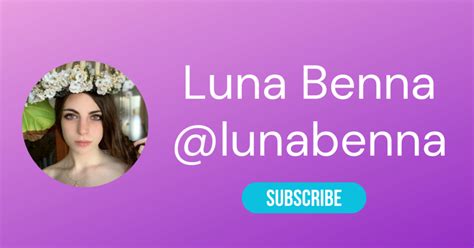 Lunabenna Leaks 💦 XxX