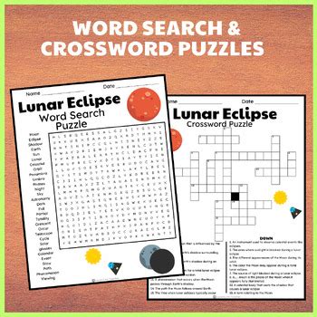 Lunar eclipse Crossword