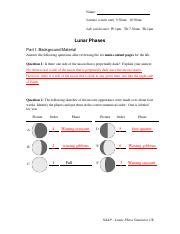 Lunar phase simulator study guide answers. - Miladys standard nail technology course management guide.