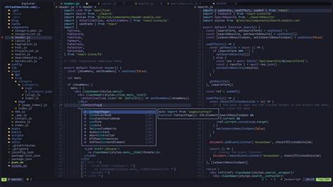 Lunarvim package manager.  Features include autocompletion, integrated termi...