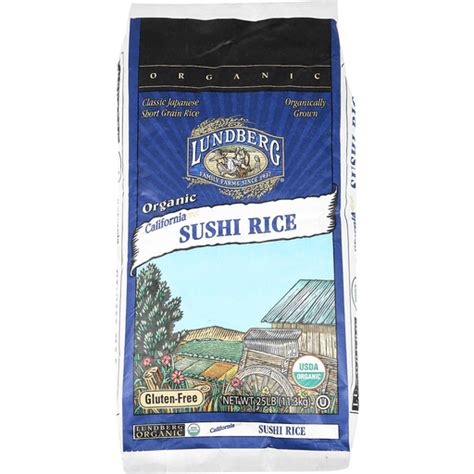 Lundberg Family Farms Organic Sushi Short Grain White Rice