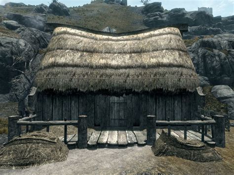 Lunds hut skyrim. Replaced the ring on the grave with a uniquely named ring. added rotting potatoes to a field. added a small, dying garden where the grave is. small interior changes, adding a note, changing the bed from a single to a double, and adding a few flowers on the ground. 