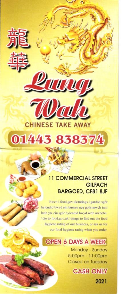 Lung Wah Gilfach ⏰ opening times 11 Commercial Street …