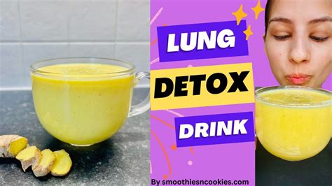Lung detox drink.  Regular exercise, hydration, and healthy eating complement lung detox...