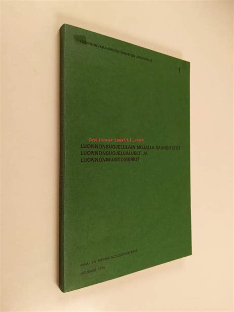 Luonnonsuojelulain nojalla vuosina 1978 1984 rauhoitetut luonnonsuojelualueet ja luonnonmuistomerkit. - Studien zur geschichte des bistums chur (451-2001).