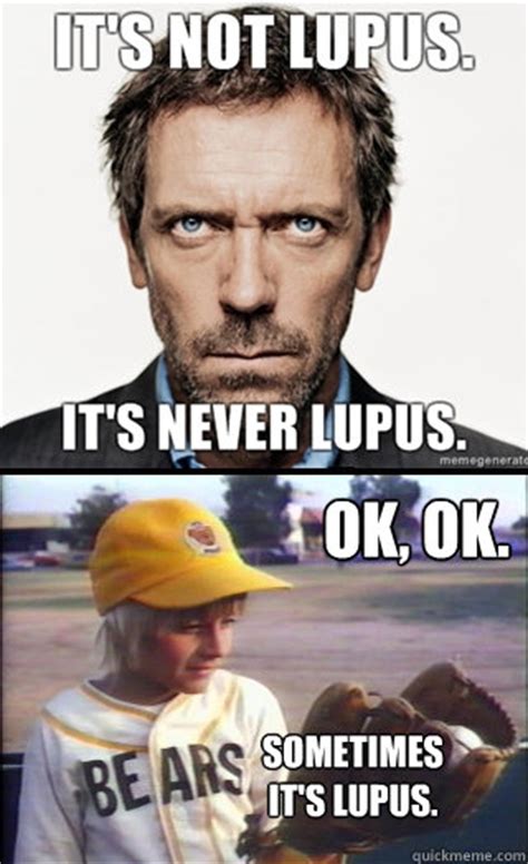 Lupus memes. LUPUS MEMES - my reaction! | There are some accurate AF memes out there! | #mylupuslife Lj's Lupy Life 1K subscribers Subscribe 8 40 views 2 years ago Today I'm … 