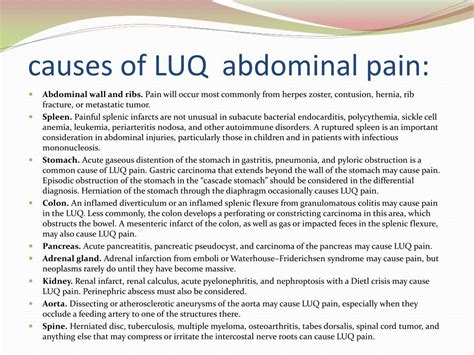Luq abdominal pain icd 10. Abdominal and pelvic pain. ( R10) R10.822 is a billable diagnosis code used to specify a medical diagnosis of left upper quadrant rebound abdominal tenderness. The code is valid during the current fiscal year for the submission of HIPAA-covered transactions from October 01, 2023 through September 30, 2024. According to ICD-10-CM guidelines this ... 