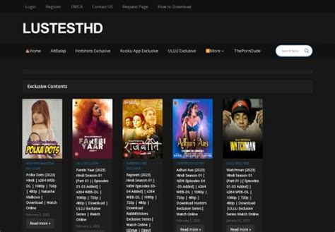 LustestHD Indian Porn Site Review. LustestHD is a website that is more like an index than a platform where you can stream porn movies. This site is popular for its collection of high-quality full-Indian porn movies. You know that fact weighs that much compared to most Indian porn sites that only have amateur porn videos or a few episodes of a ...