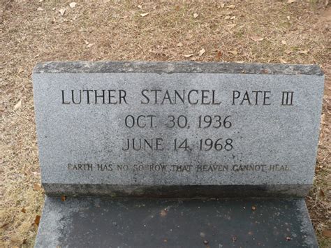 Luther Stansel Pate III (1936-1968) - Find a Grave Memorial