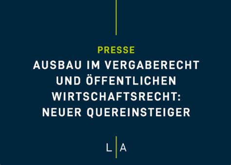 Luther verstärkt sich mit Vergaberechtlern von Lutz Abel