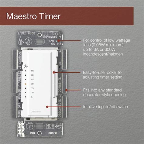 Lutron Lighting Timers at Lowes.com