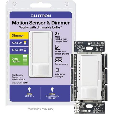 Lutron Motion Sensor Dimmer Switch Manual