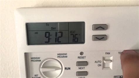 What to do when your digital thermostat screen says "Air Filter". 