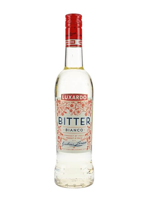 Luxardo bitter bianco. Bitter Bianco is colorless in appearance with aromas of bitter orange zest. Bold flavors of wormwood, gentian and rhubarb are balanced by a touch of sweetness. Lingering bitter … 