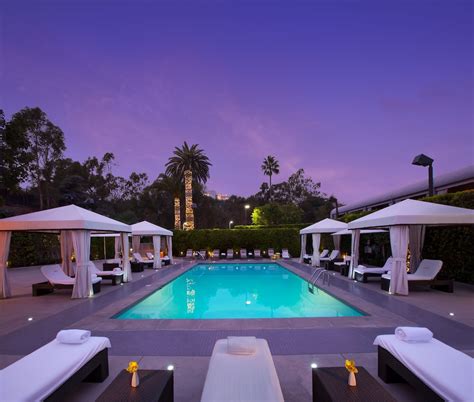 Luxe hotel sunset blvd. POOLSIDE. Enjoy a light bite, breakfast, lunch, or dinner at our outdoor pool deck with tables and cabanas set up for your comfort. In addition to pet-friendly luxury, Luxe Sunset Hotel is one of the few hotels with tennis courts in Los Angeles. Book your session today! 