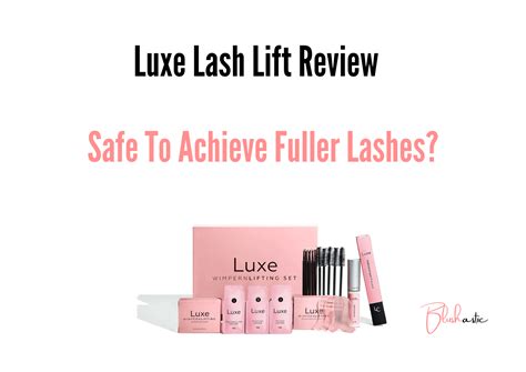 Luxe lash lift review. Jan 11, 2024 · I am here to count why I recommend the Luxe Lash Lift Set. Long Lasting: The results are instant, and they last upto 2 months. Versatile: The product is versatile and suitable for all lashes and lengths. Convenient: The product is hydro-friendly and mascara friendly. 
