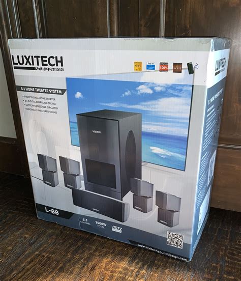 Luxitech Sound Design 5.1 Home Theater System Speakers Model L88 eBay