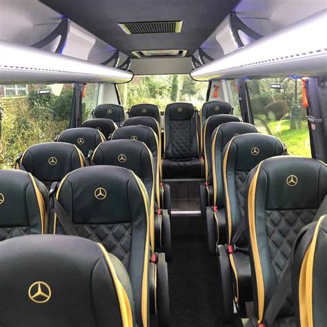 Luxury 16 seater or 19 seater minibus hire in Edinburgh