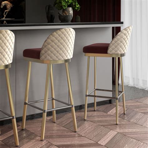 Luxury Brass Barstools & Counter Stools Perigold