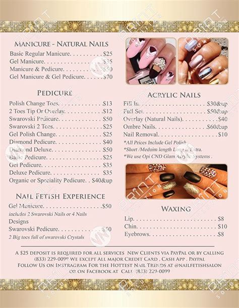 Luxury Nails Prices